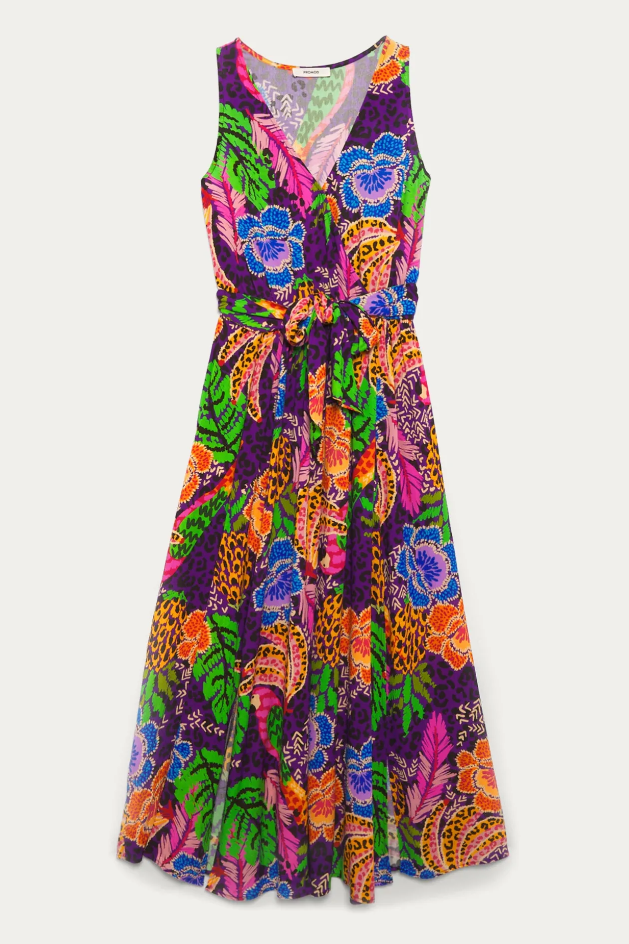 Promod Robe longue imprimée Femme - Imprimé violet Impriméviolet Fashion
