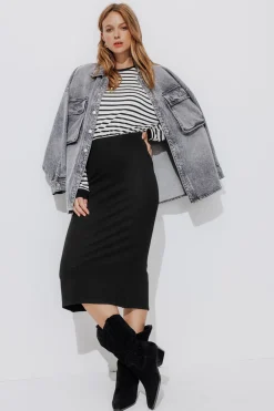 Promod Robe marinière 2 en 1 Femme - Rayé écru Rayéécru Outlet