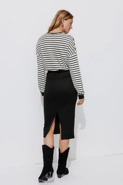 Promod Robe marinière 2 en 1 Femme - Rayé écru Rayéécru Outlet