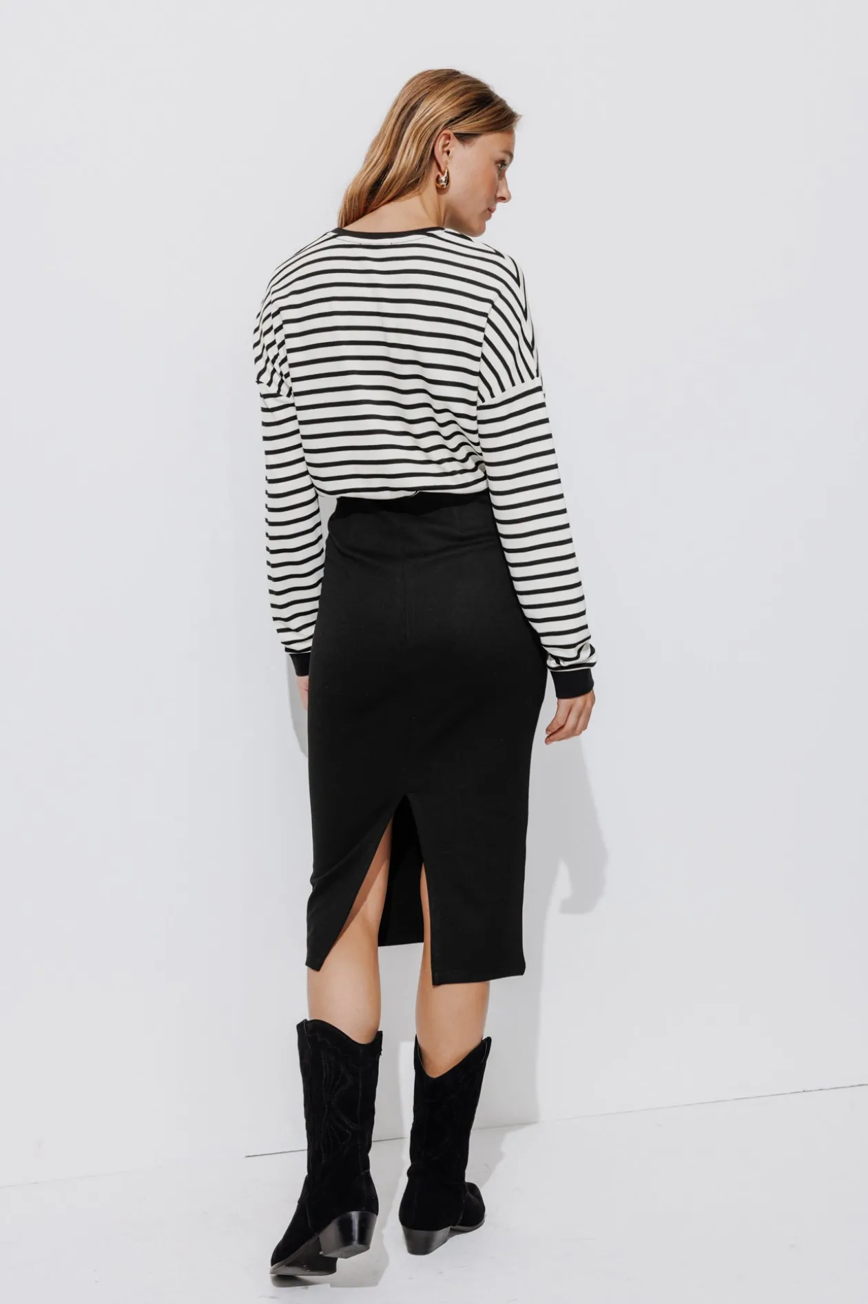 Promod Robe marinière 2 en 1 Femme - Rayé écru Rayéécru Outlet