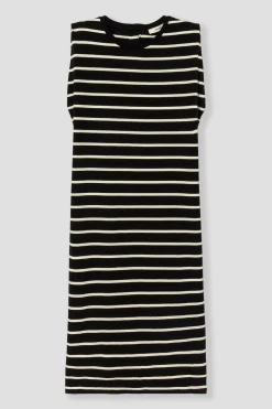 Promod Robe marinière Femme - Rayé Noir RayéNoir New