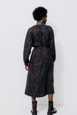 Promod Robe midi imprimée Femme - Imprimé multicolore Imprimémulticolore Store