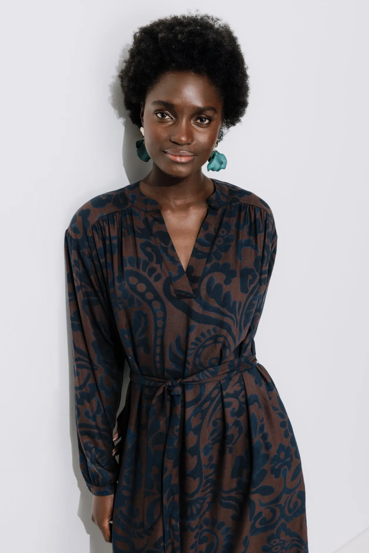 Promod Robe midi imprimée Femme - Imprimé multicolore Imprimémulticolore Store