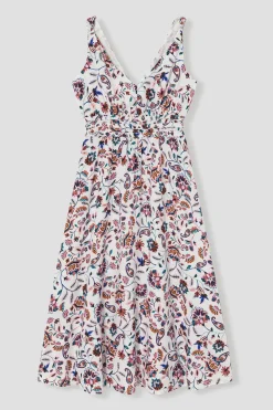 Promod Robe mi-longue imprimée Femme - Imprimé écru Impriméécru Best Sale