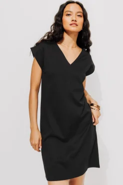 Promod Robe sans manches Femme - Noir Cheap