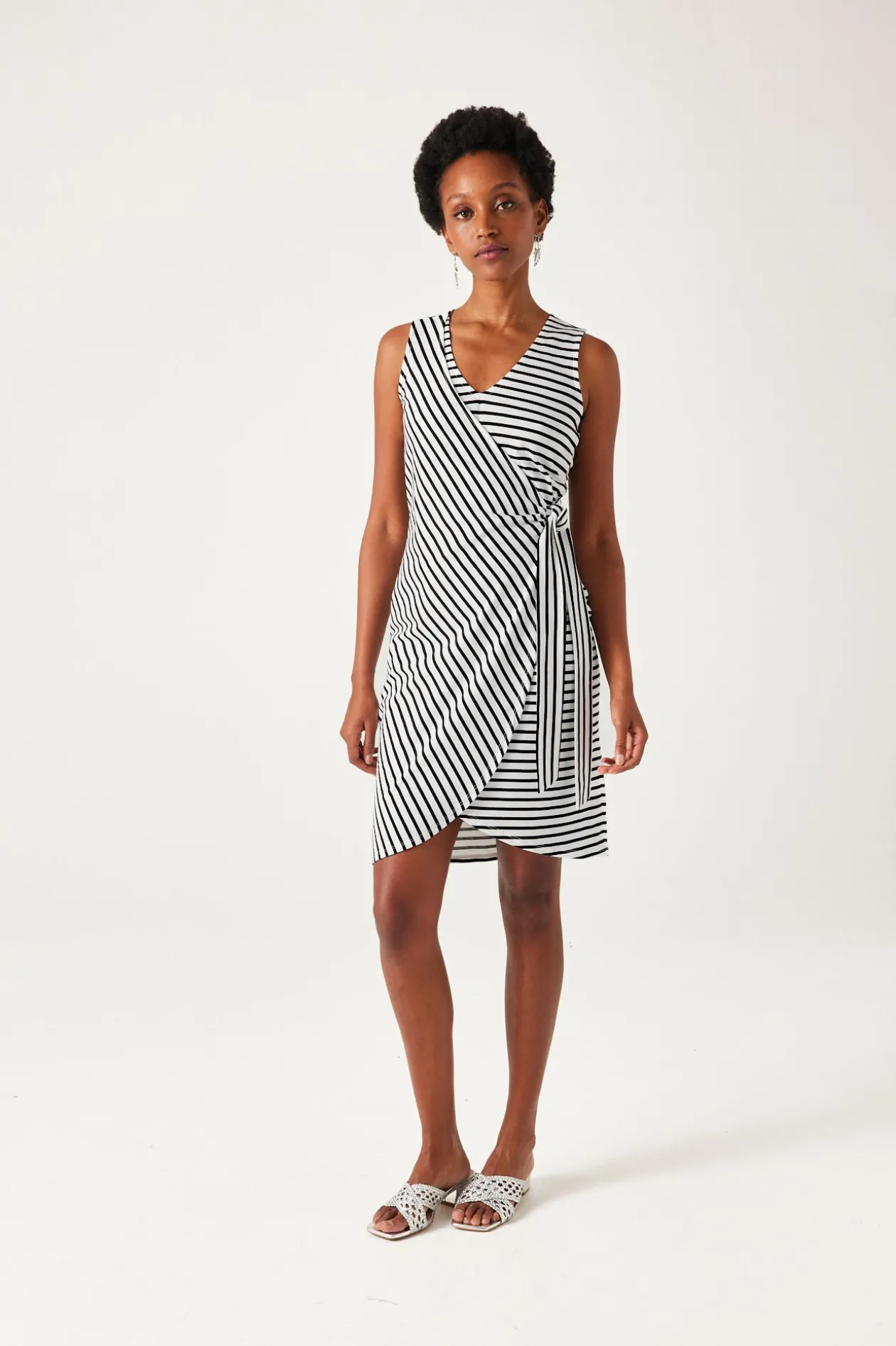 Promod Robe sans manches rayée Femme - Rayé marine Rayémarine Online