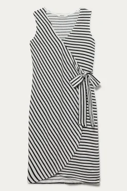 Promod Robe sans manches rayée Femme - Rayé marine Rayémarine Online