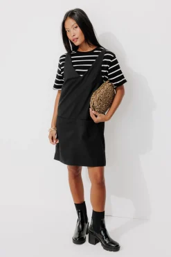 Promod Robe trapèze à bretelles - Noir Hot