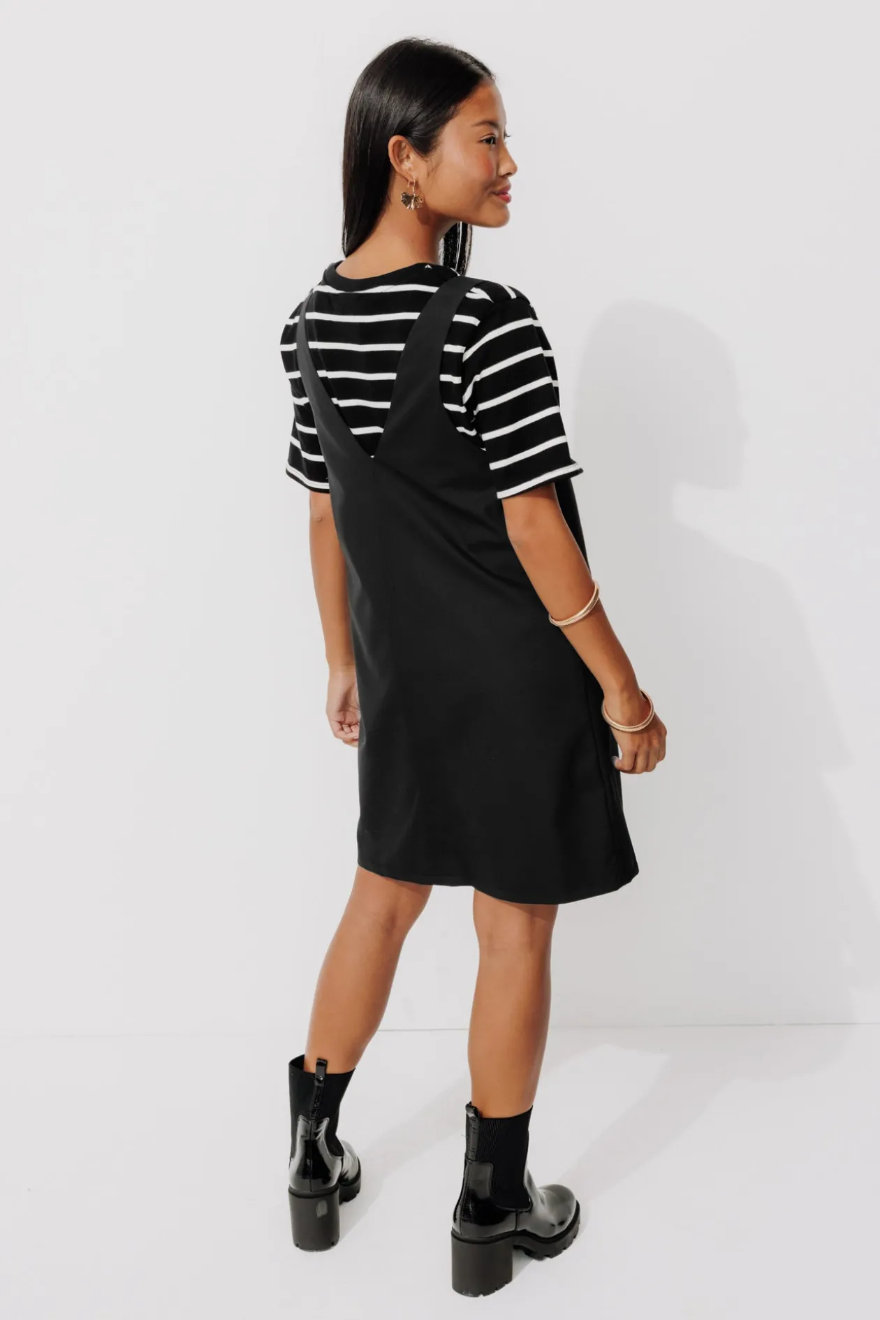 Promod Robe trapèze à bretelles - Noir Hot