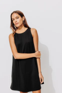Promod Robe trapèze en jersey Milano - Noir Best