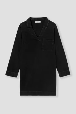 Promod Robe tunique col vareuse - Noir Discount