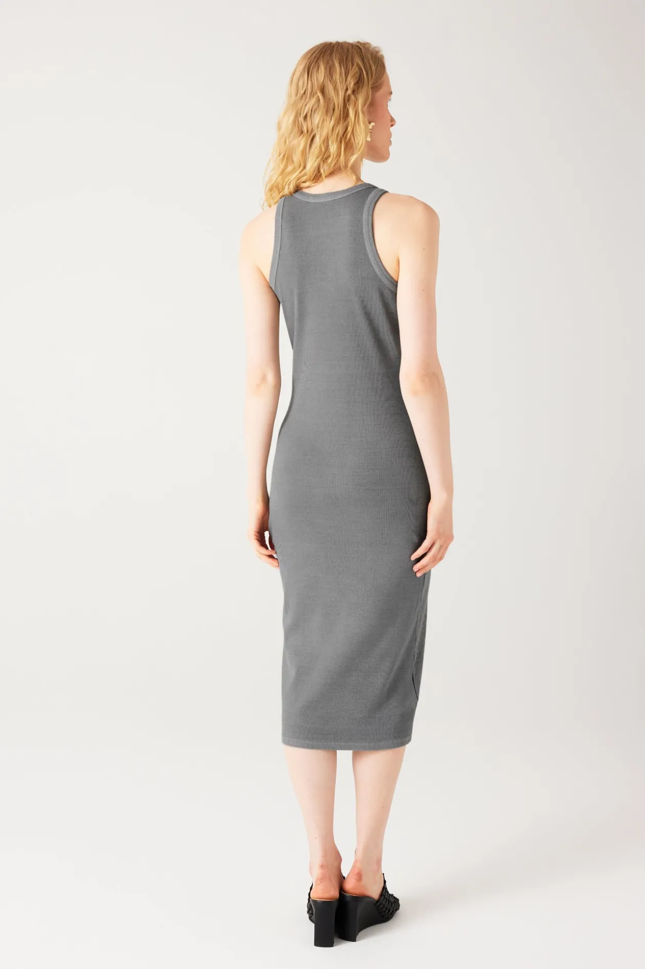 Promod Robe-débardeur éco-conçue - Gris Store