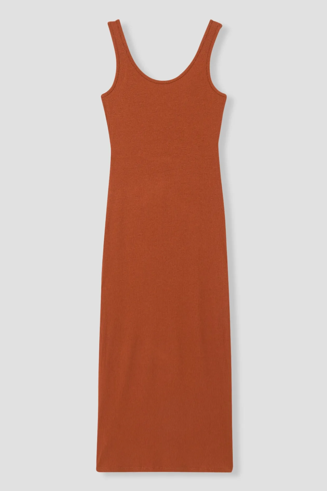 Promod Robe-débardeur côtelée Femme - Terre de sienne Terredesienne Store