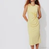 Promod Robe-débardeur en jersey - Jaune clair Jauneclair Outlet
