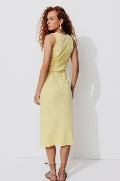 Promod Robe-débardeur en jersey - Jaune clair Jauneclair Outlet