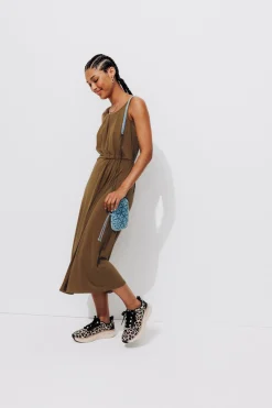 Promod Robe-débardeur en jersey Femme - Caramel Store