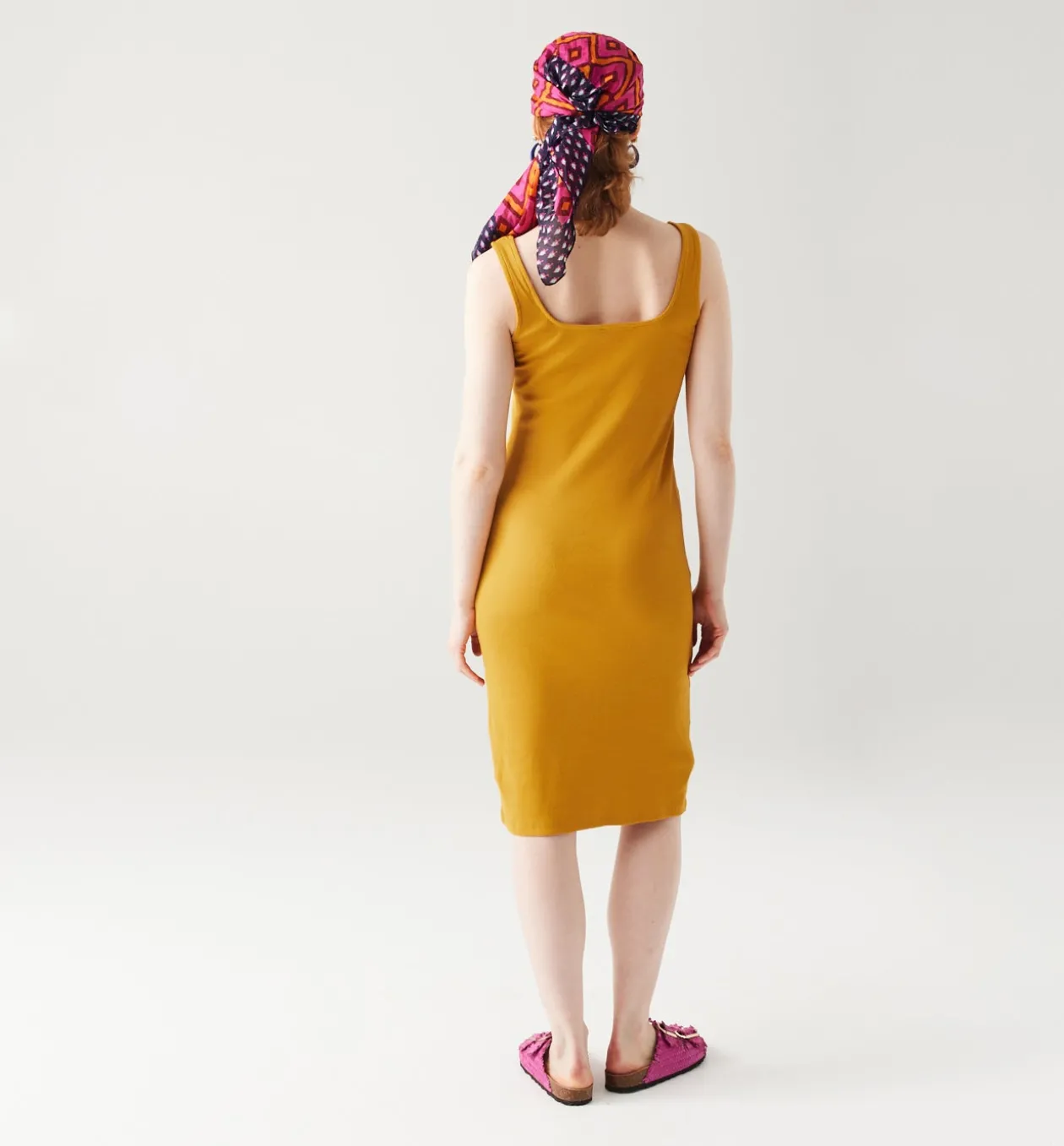 Promod Robe-débardeur unie Femme - Ocre Best