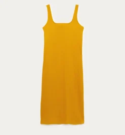 Promod Robe-débardeur unie Femme - Ocre Best