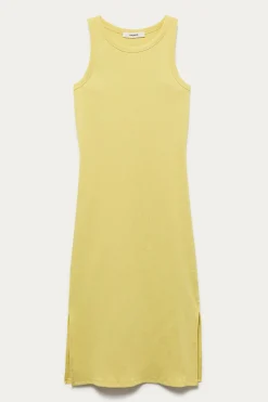Promod Robe-débardeur unie Femme - Jaune New