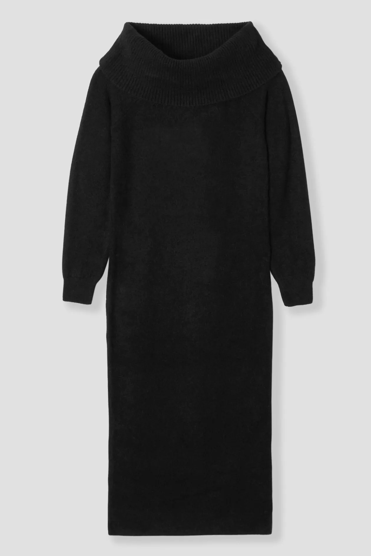 Promod Robe-pull col Bardot Femme - Noir Outlet