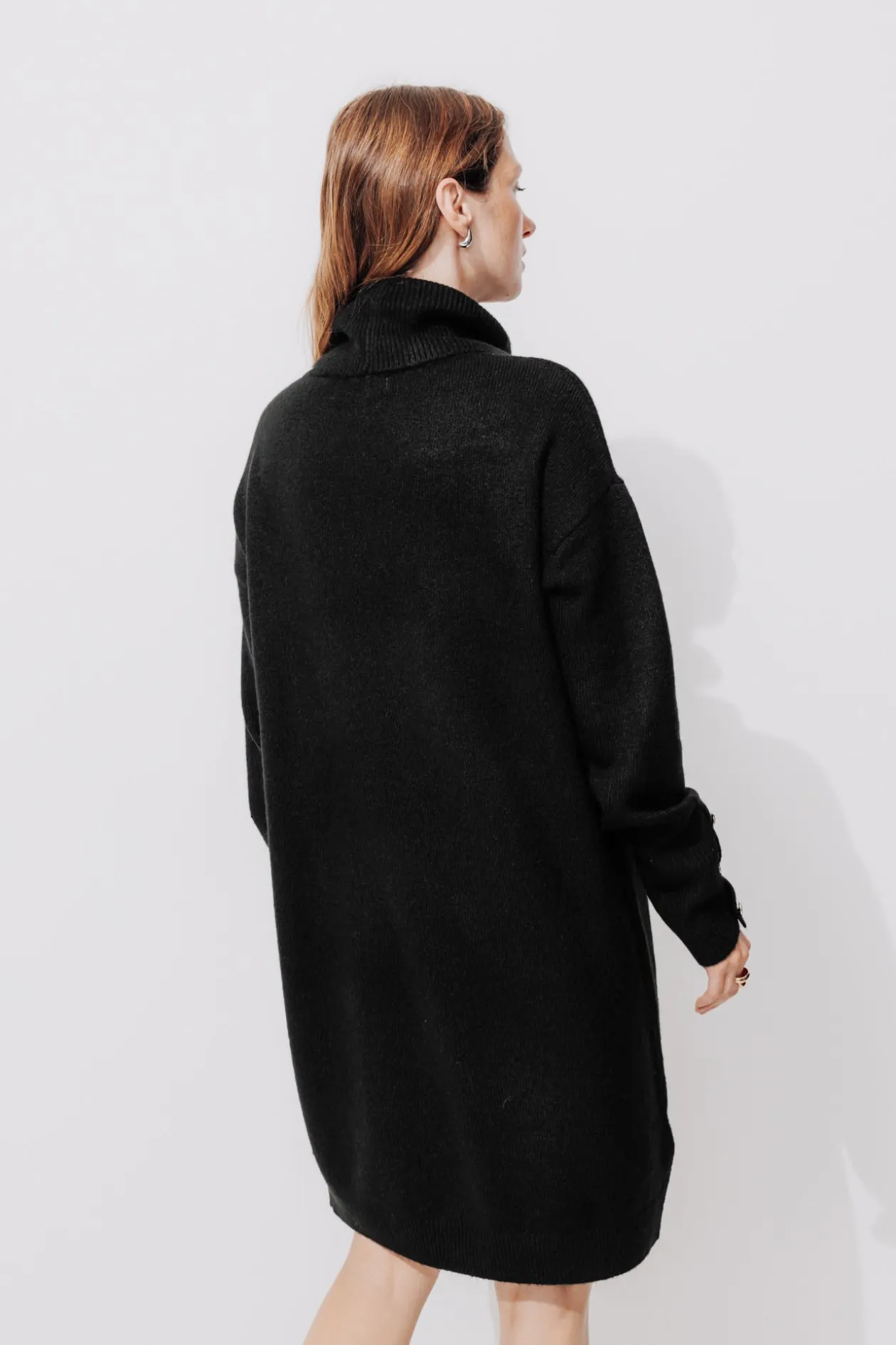 Promod Robe-pull col roulé Femme - Noir New