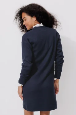 Promod Robe-pull col zippé Femme - Marine New
