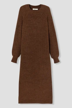 Promod Robe-pull côtelée Femme - Marron Cheap