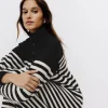 Promod Robe-pull marinière Femme - Rayé Noir RayéNoir Fashion
