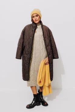 Promod Robe-pull torsadée Femme - Sable Best Sale