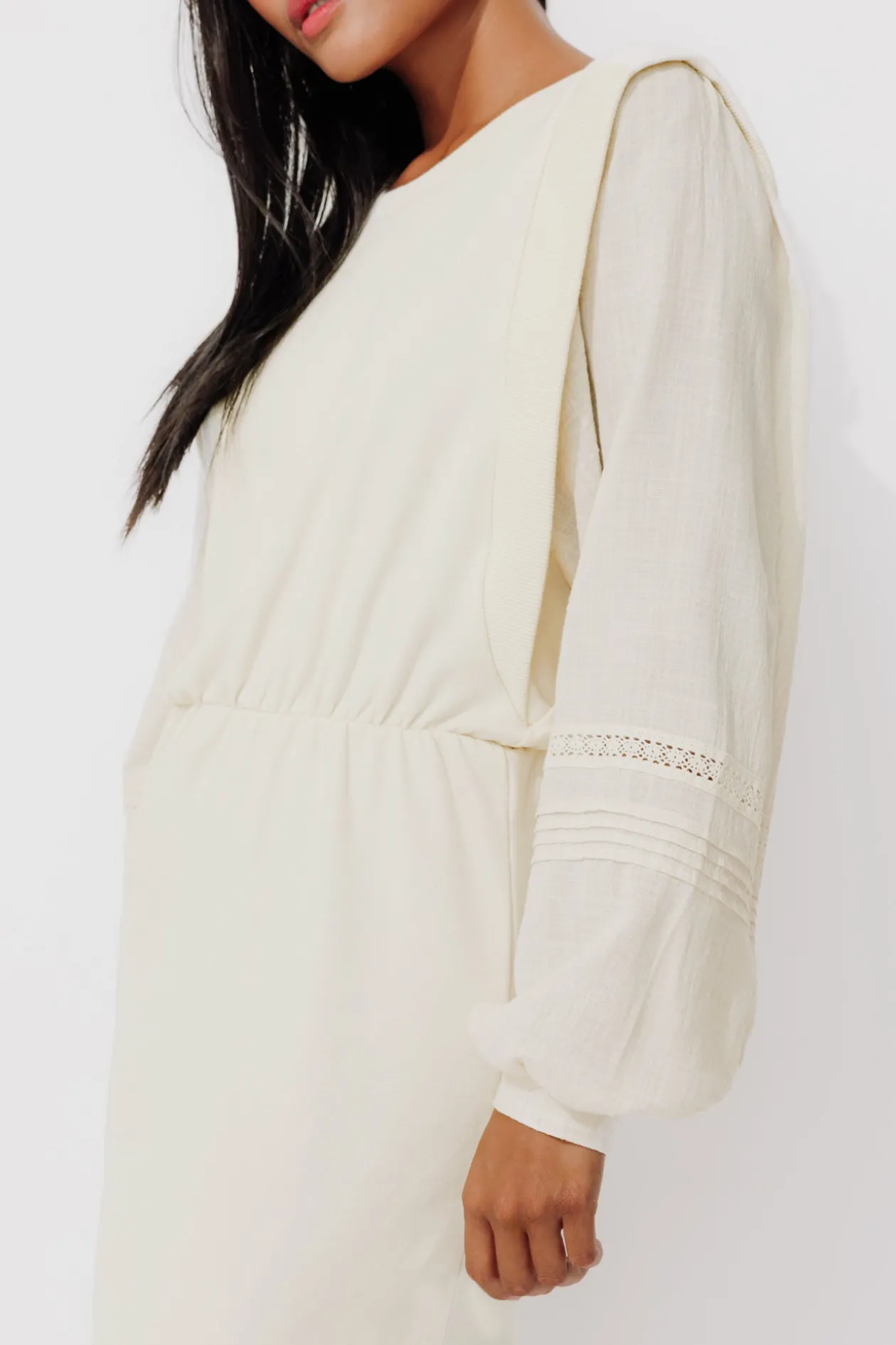 Promod Robe-sweat effet 2 en 1 - Ecru Discount
