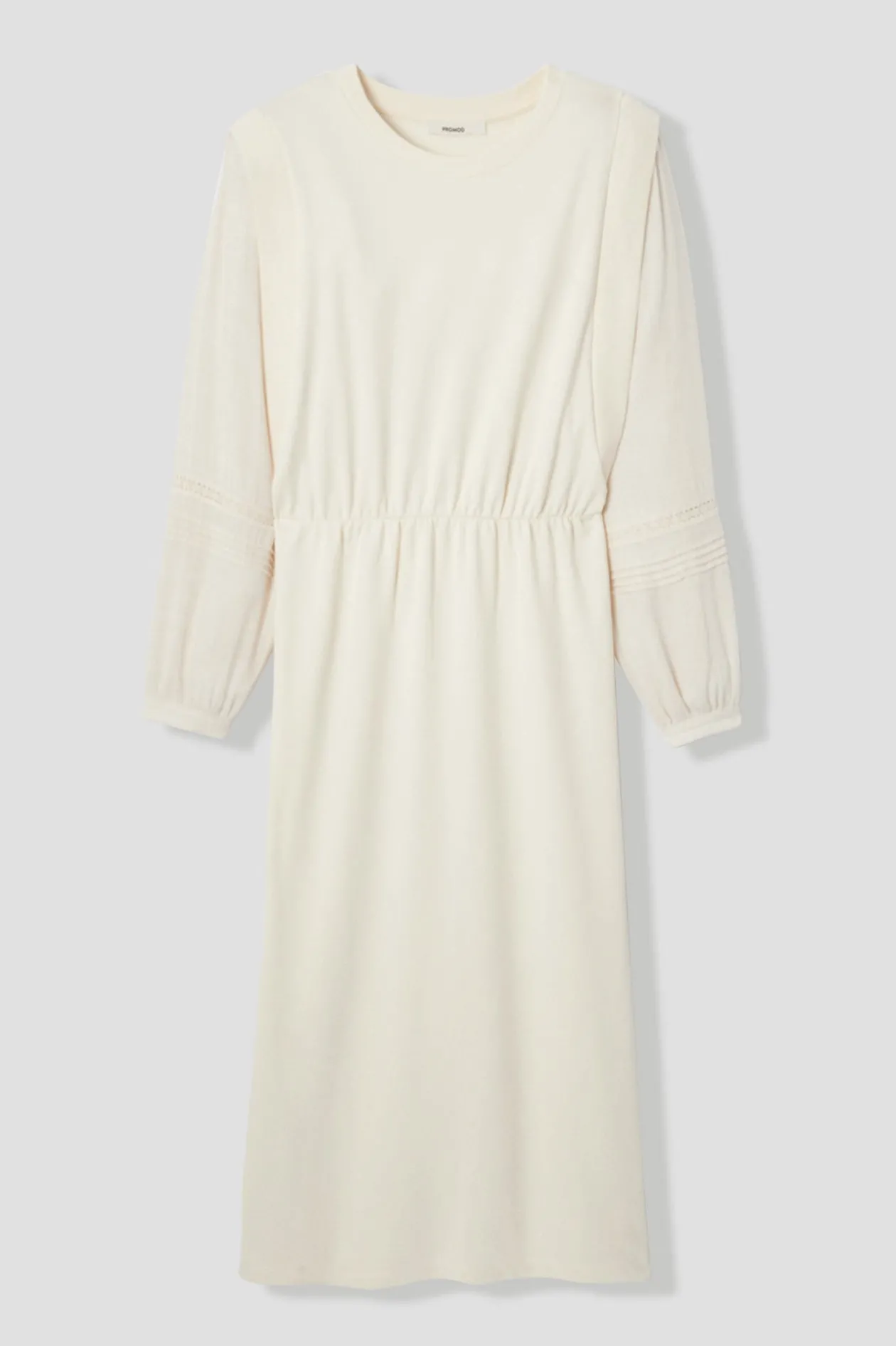 Promod Robe-sweat effet 2 en 1 - Ecru Discount
