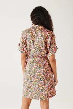 Promod Robe-tunique courte Femme - Imprimé rouge Imprimérouge Cheap