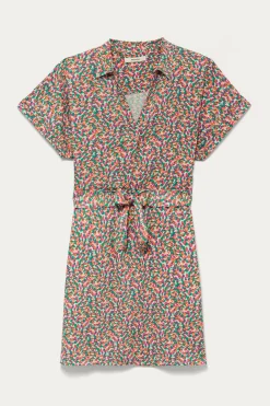 Promod Robe-tunique courte Femme - Imprimé rouge Imprimérouge Cheap