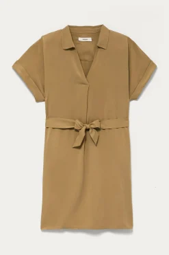 Promod Robe-tunique courte Femme - Camel Hot