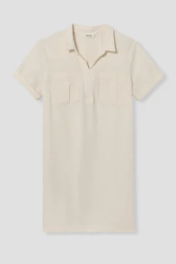 Promod Robe-tunique unie Femme - Ecru Cheap