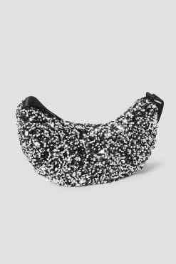 Promod Sac banane à paillettes Femme - Argent Shop