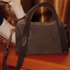 Promod Sac en cuir Femme - Marron Outlet