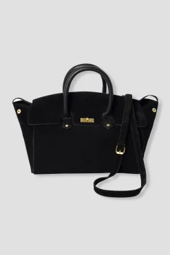 Promod Sac en cuir Femme - Noir Outlet