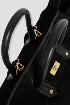 Promod Sac en cuir Femme - Noir Outlet