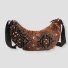 Promod Sac-banane en velours LALLA - Marron Clearance