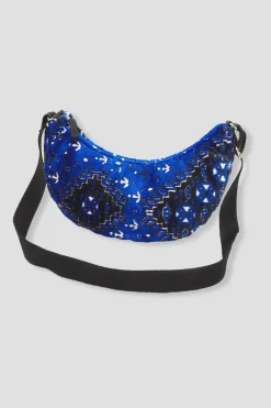 Promod Sac-banane en velours LALLA - Bleu Clearance