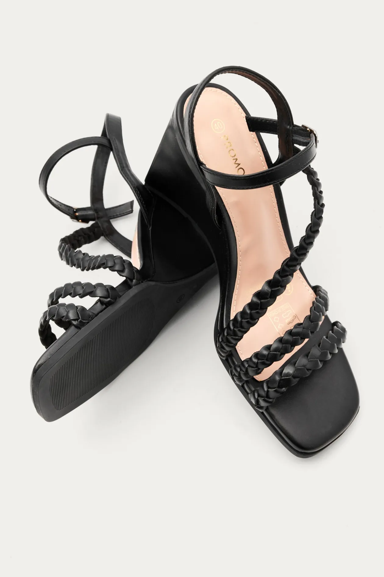 Promod Sandales compensées Femme - Noir Online
