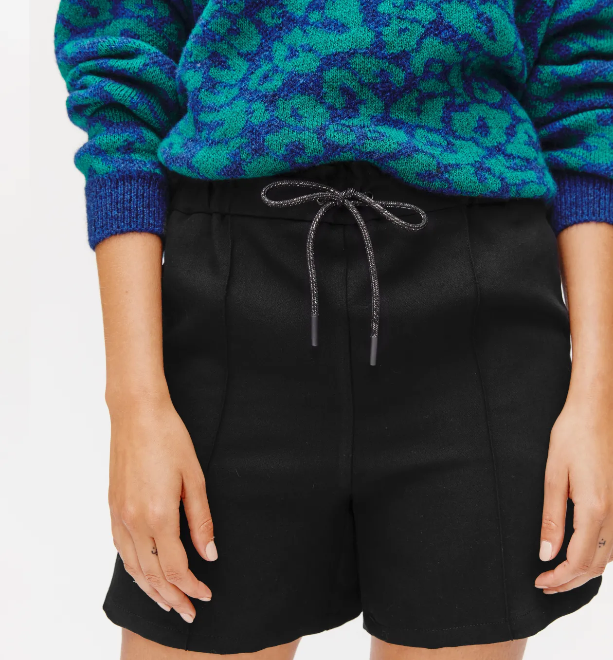 Promod Short chic taille haute Femme - Noir Best Sale