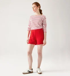 Promod Short chic tweedé Femme - Rouge Best