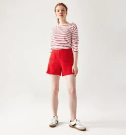 Promod Short chic tweedé Femme - Rouge Best