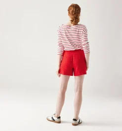Promod Short chic tweedé Femme - Rouge Best