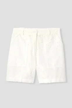 Promod Short en broderie anglaise - Ecru Best