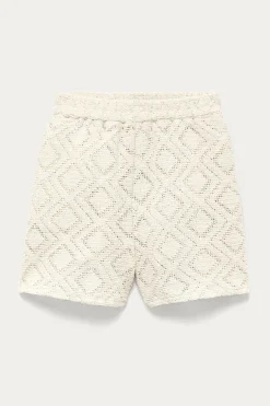 Promod Short en crochet Femme - Beige Sale