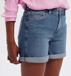 Promod Short en jean Femme - Jean moyen Jeanmoyen Clearance