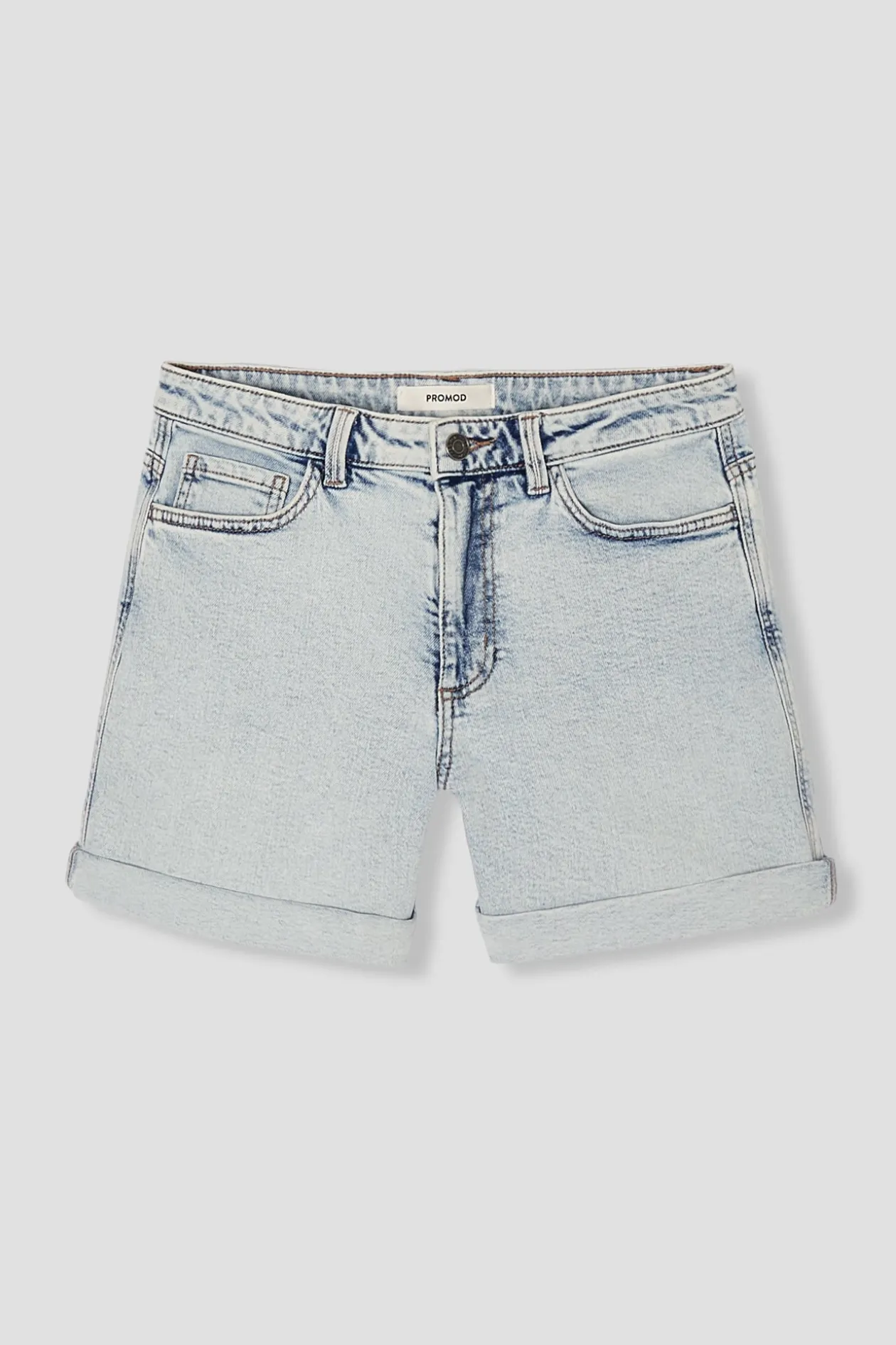 Promod Short en jean Femme - Jean très clair Jeantrèsclair Cheap